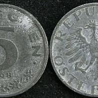 Österreich 5 Groschen 1968 Austria