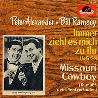 7"ALEXANDER, Peter&RAMSEY, Bill · Immer zieht es mich zu ihr (CV RAR 1961)