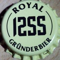Royal 1255 Craft-Bier Brauerei Kronkorken Gründerbier Kronenkorken in gelb, unbenutzt