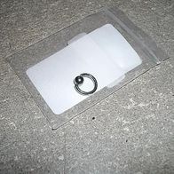 Titan Piercing Ring Kugel, 8mm x 1,2mm, unbenutzt, neu