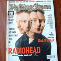 Rolling Stone Juni 2001 –Radiohead-Bob Dylan-Joey Ramone-Destiney´s Child-Travis