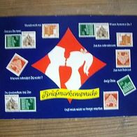 Postkarte Sprache Briefmarke Briefmarkensprache deutsch