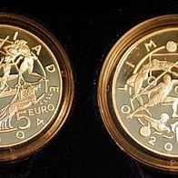 San Marino 5 Euro und 10 Euro 2004 PP im Etui