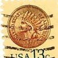 Indiana Head Briefmarke Dachboden Rarität Nostalgie