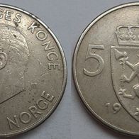 Norwegen 5 Kroner 1964 ## Le7