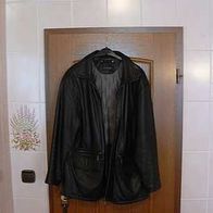 Herren- Lammnappalederjacke Größe 48/50 schwarz