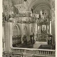 alte AK Großkomburg Stiftskirche St. Nikolaus 1953