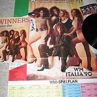 The Winners -We go for Number One - Lp + Poster WM ´90 !!