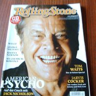 Rolling Stone Dezember 2006 –Jack Nicholson-Tom Waits-Jarvis Cocker- Eddy Cochran