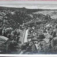 alte Ansichtskarte Rübeland im Harz, Ortsansicht 1956