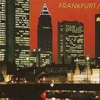 schöne Ansichtskarte Frankfurt Main bei Nacht