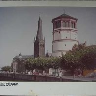 alte Ansichtskarte Düsseldorf 1988, sehr groß