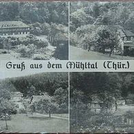 alte AK Mühltal Eisenberg, Pfarrmühle, Froschmühle 1960