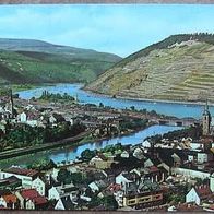 alte Ansichtskarte Bingen am Rhein, Nahemündung