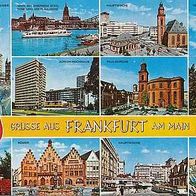 AK Frankfurt Main, Römer, Henninger Turm, Eschenheimer