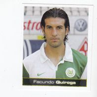 Panini Fussball 2007 /08 Facundo Quiroga VFL Wolfsburg Nr 479