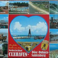 Ansichtskarte Cuxhaven Döse Duhnen Sahlenburg 1990