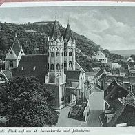 alte Ansichtskarte Freyburg, St. Annenkirche, Jahn-Heim