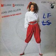 7"SANDERS, Melanie · Jung und allein (RAR 1981)