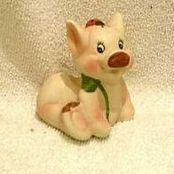 Glücks-Schweinchen F.2 aus Keramik handbemalt