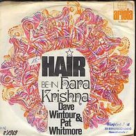 S 7" * * HAIR / Hara Krishna * * DAVE Wintour & PAT Whitmore * * TOP HIT 1969