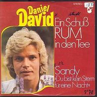 S 7" * * DANIEL DAVID * * Ein Schuß Rum / SANDY * * TOP HIT 1978 * *