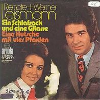 s 7" * * R. + W. Leismann * * Ein Schlafsack und eine Gitarre * * TOP HIT 1973