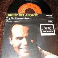 Harry Belafonte- 7" Try to remember (1966) - top !