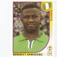 Panini Fussball WM 2002 Benedict Akwuegbu Nigeria Nr 417