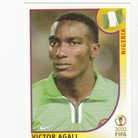 Panini Fussball WM 2002 Victor Agali Nigeria Nr 419