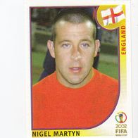 Panini Fussball WM 2002 Nigel Martyn England Nr 438
