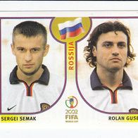 Panini Fussball WM 2002 Semak / Gusev Russia Nr 528