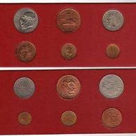 Kursmünzensatz Mexico 1971-1967-1966 . . . #214