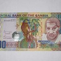 100 Dalasi aus Gambia (Top Zustand)