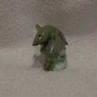 Mini Delphin Pärchen F.1 aus Kunststein handbemalt