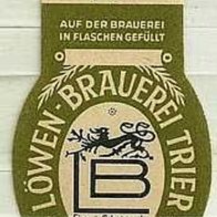 ALT ! Bieretikett "Spezial" Löwenbrauerei / Mohr † 1993 Trier Rheinland-Pfalz