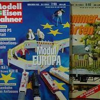 ModellEisenBahner MEB Heft 7 & 8 - 1993 Top Magazin