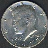 USA 1972 1/2 Dollar