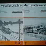 ModellEisenBahner MEB Heft 1 & 6 1976 Top Magazin