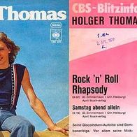 7"THOMAS, Holger · Rock´n´Roll Rhapsody (RAR 1976)