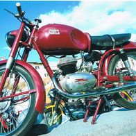 Moto Parilla 125 cc Motorrad Oldtimer - Schmuckblatt 23.1