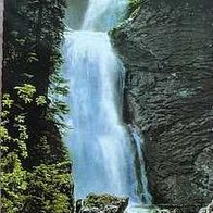 alte Ansichtskarte Kenzen-Wasserfall, Allgäu Füssen