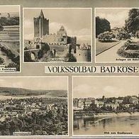 AK Volksbad Bad Kösen, Rudelsburg Gradierwerk 1964