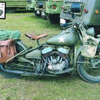 US Military Motorrad Oldtimer - Schmuckblatt 61.1