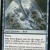 Frost Raptor Magic Karte blau Coldsnap / Ice Age Block
