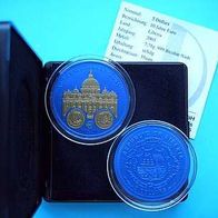 Vatikan 2005 Petersdom Niob-Münze im Etui mit Zertifikat