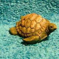 Natürliche Schildkröte F.1 aus Kunststein handbemalt