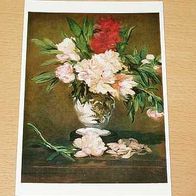 Kunstpostkarte Edouard Manet : Vase mit Pfingstrosen