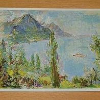 Kunstkarte Oskar Kokoschka : Genfersee