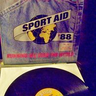 Status Quo - 12" Running all over the world (Sport Aid ´88) . ext. vers. - mint !